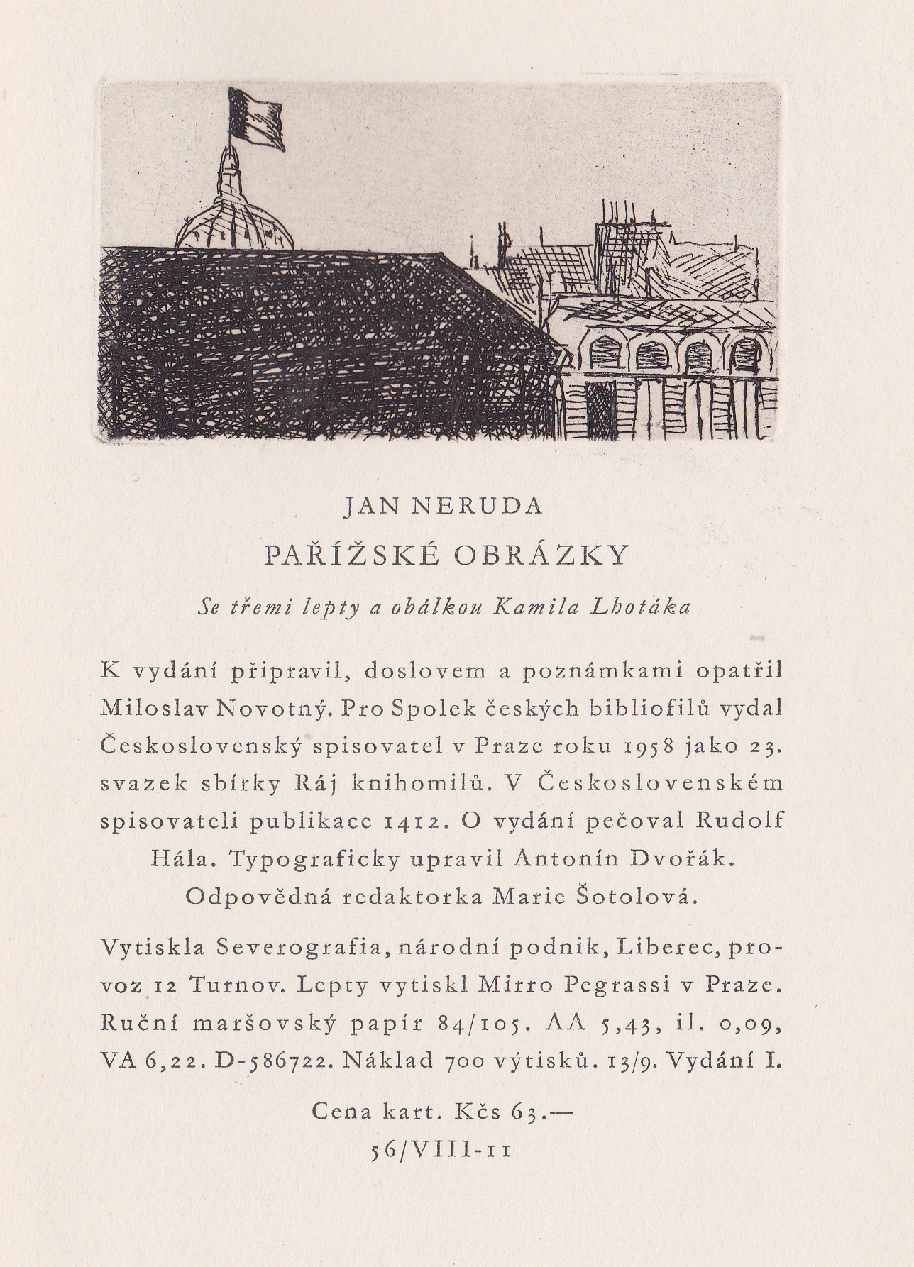 Jan Neruda - Pařížské obrázky