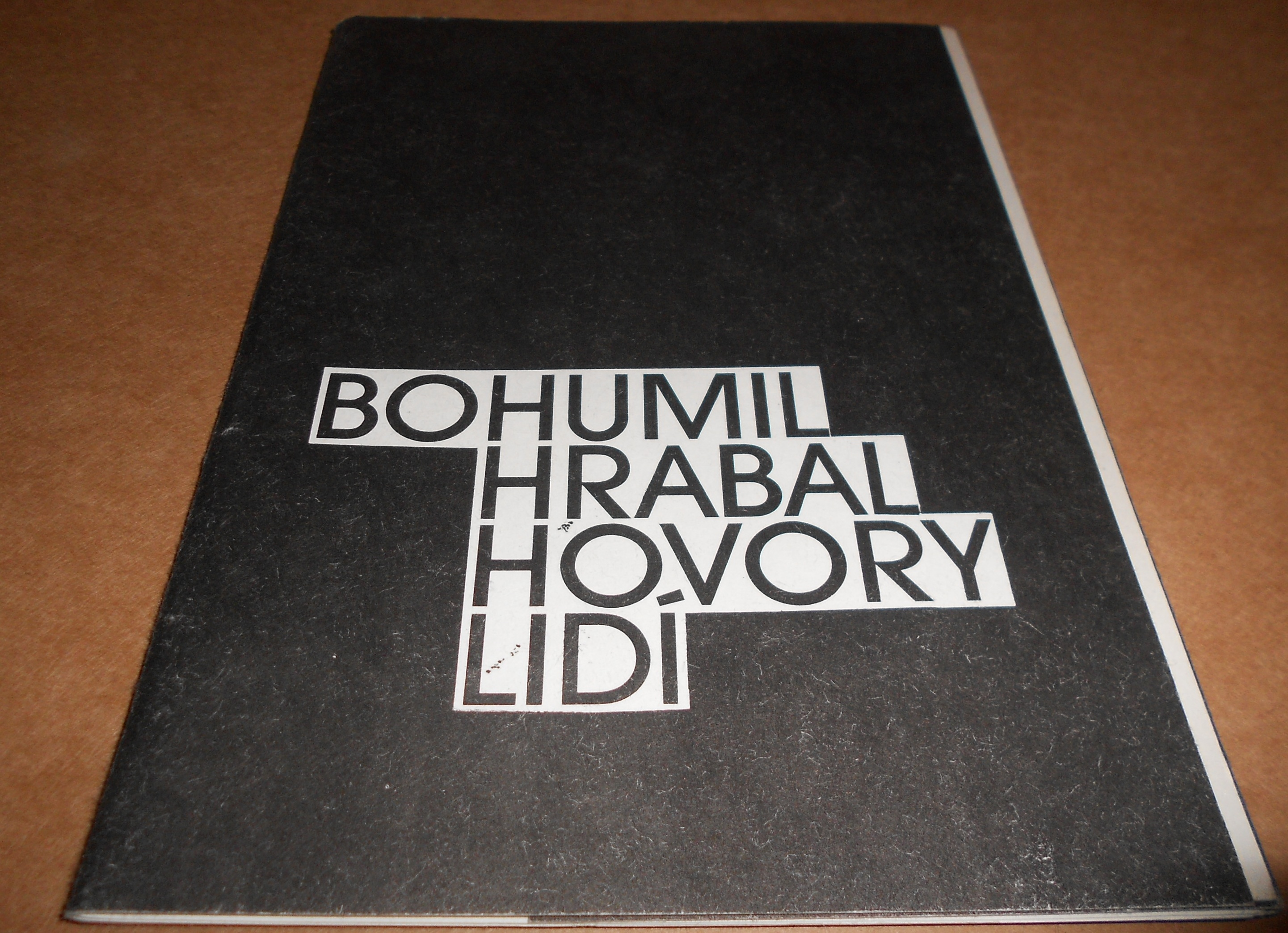 Bohumil Hrabal: Hovory lidí - serigrafie K. Lhoták
