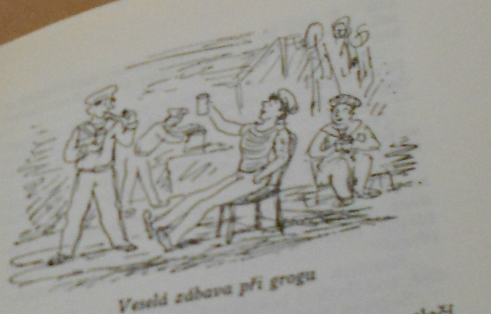 Jaroslav Škába: Boxeři v Šanhaji - ilustrace V. Rada