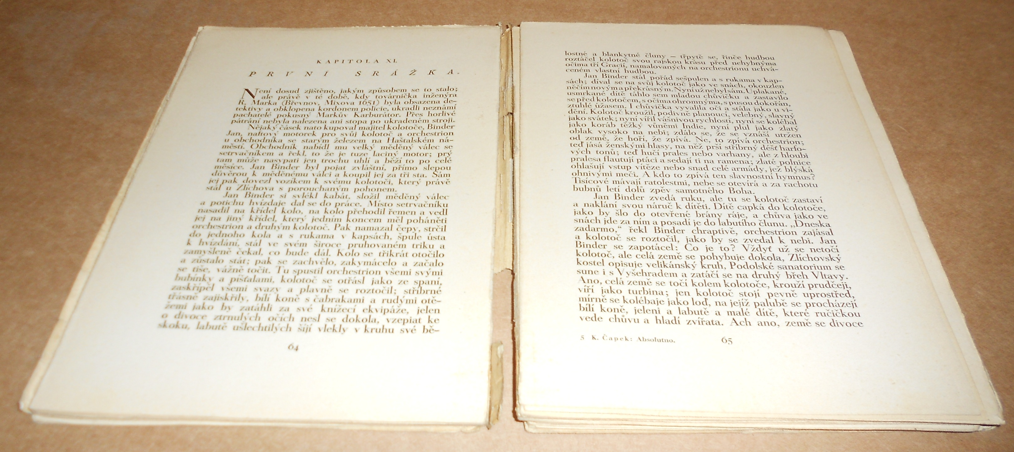 Karel Čapek: Továrna na Absolutno - II. vydání