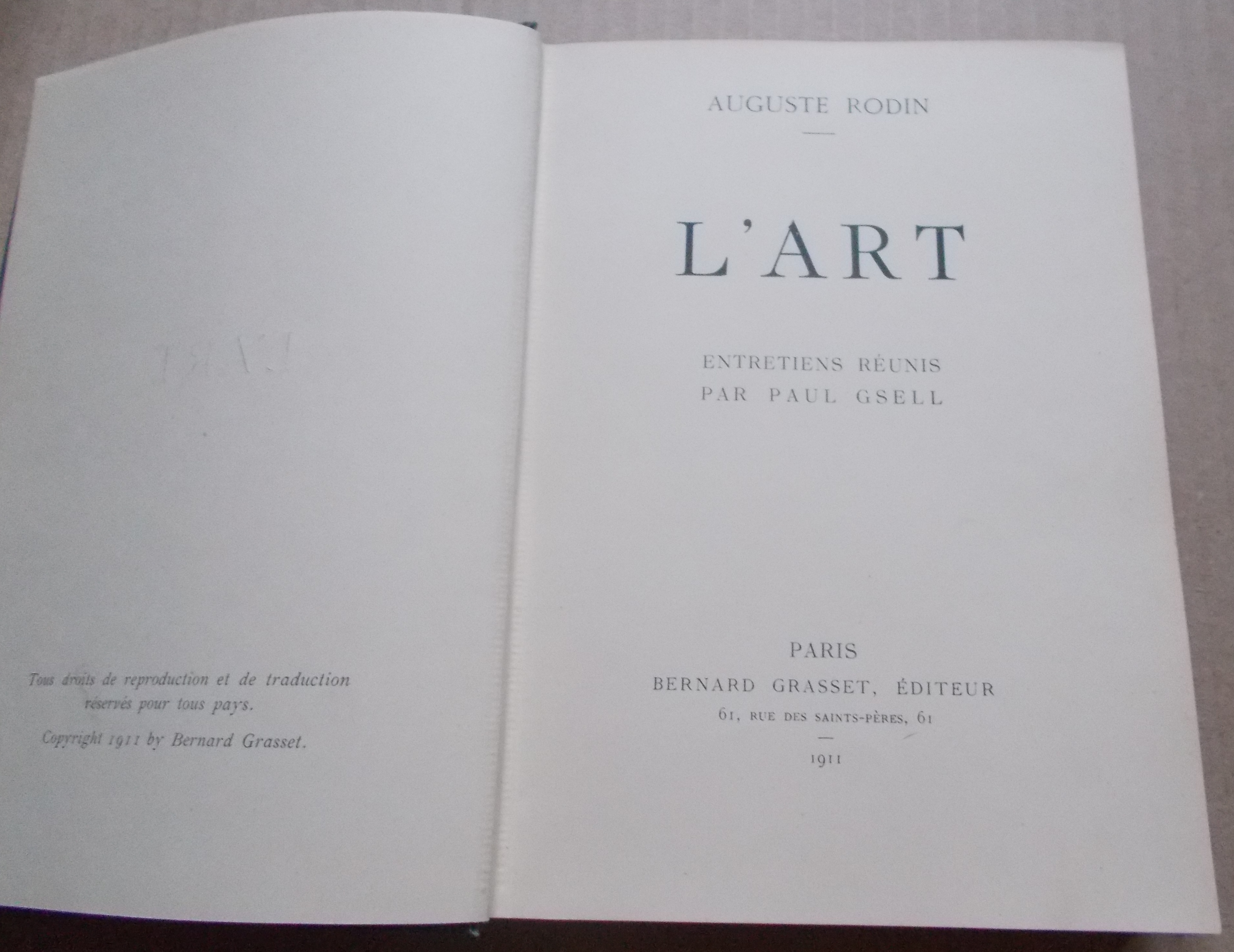 Auguste Rodin: L´Art