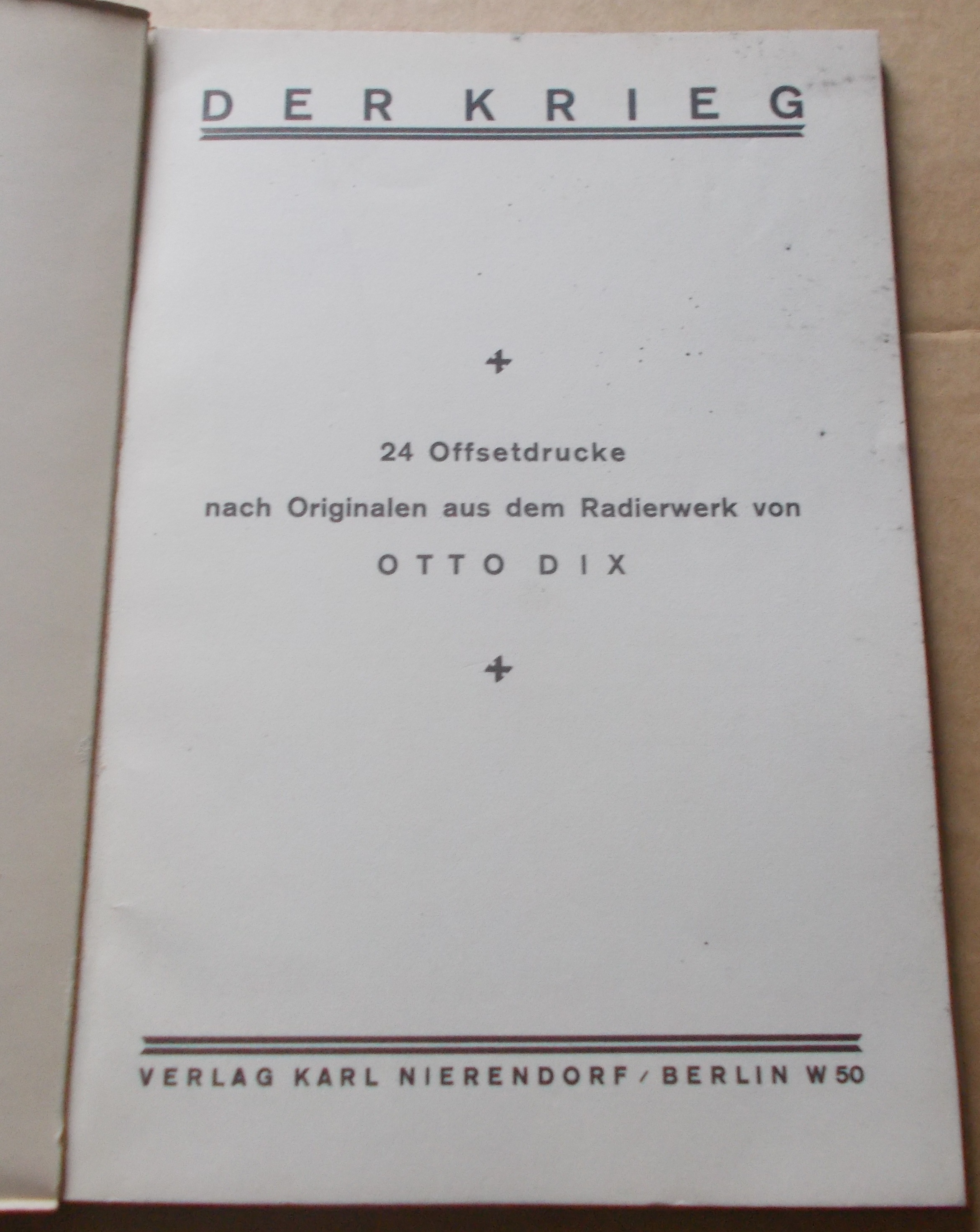 Otto Dix: Der Krieg