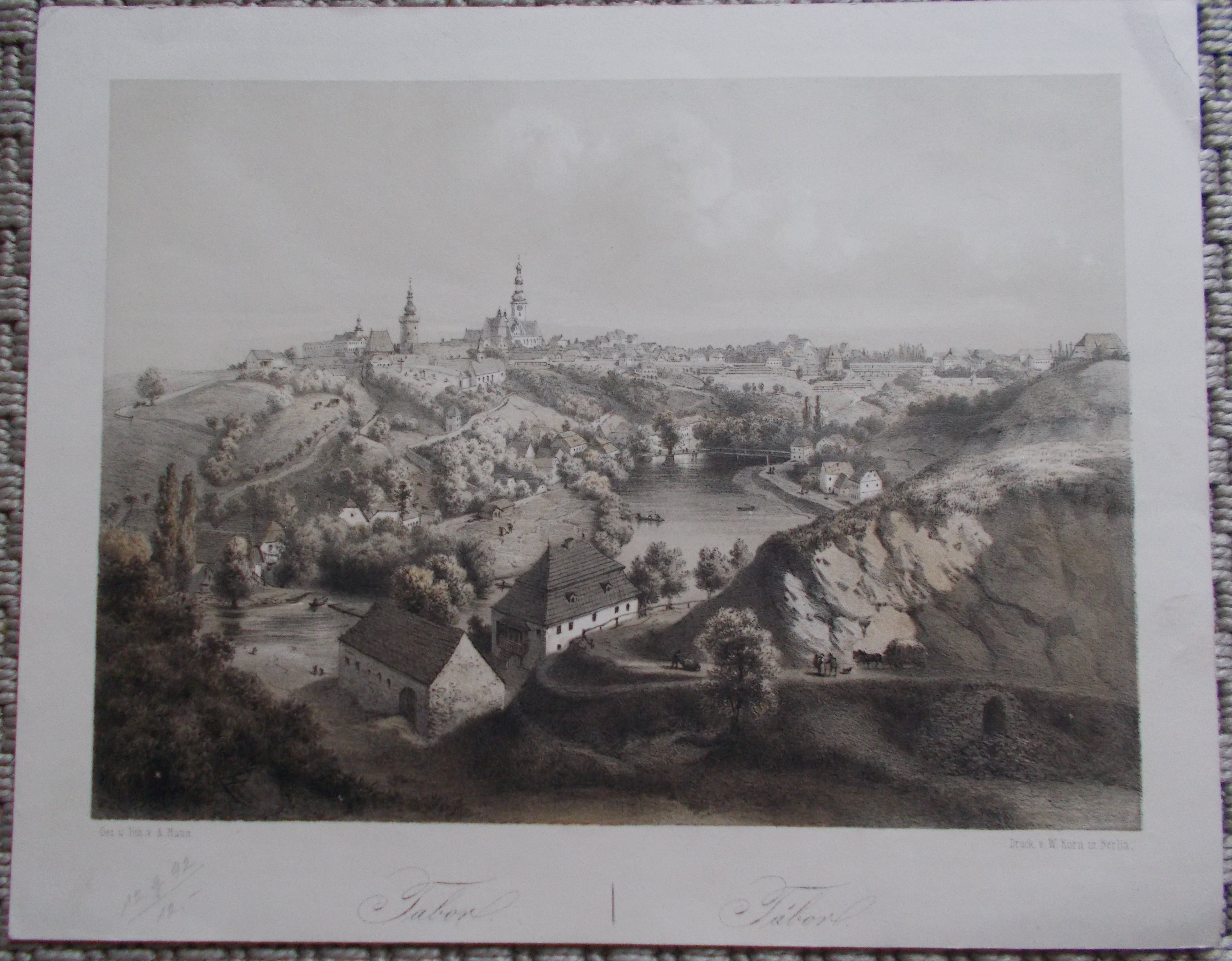 August Haun: Tábor