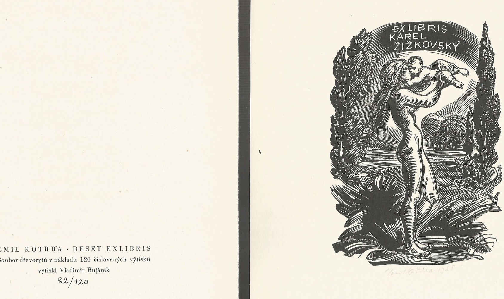 Emil Kotrba: Deset exlibris
