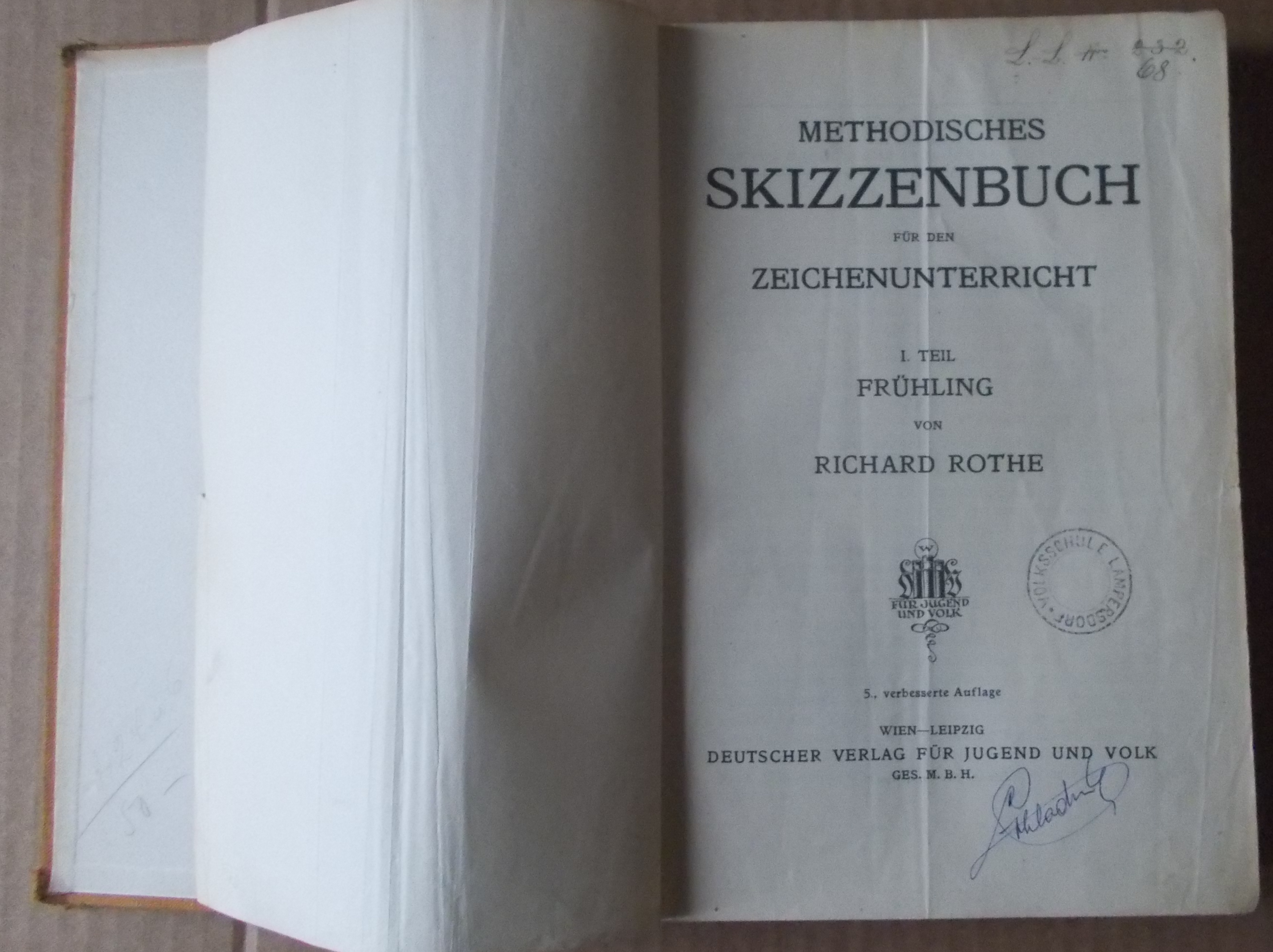 Richard Rothe: Methodisches Skizzenbuch