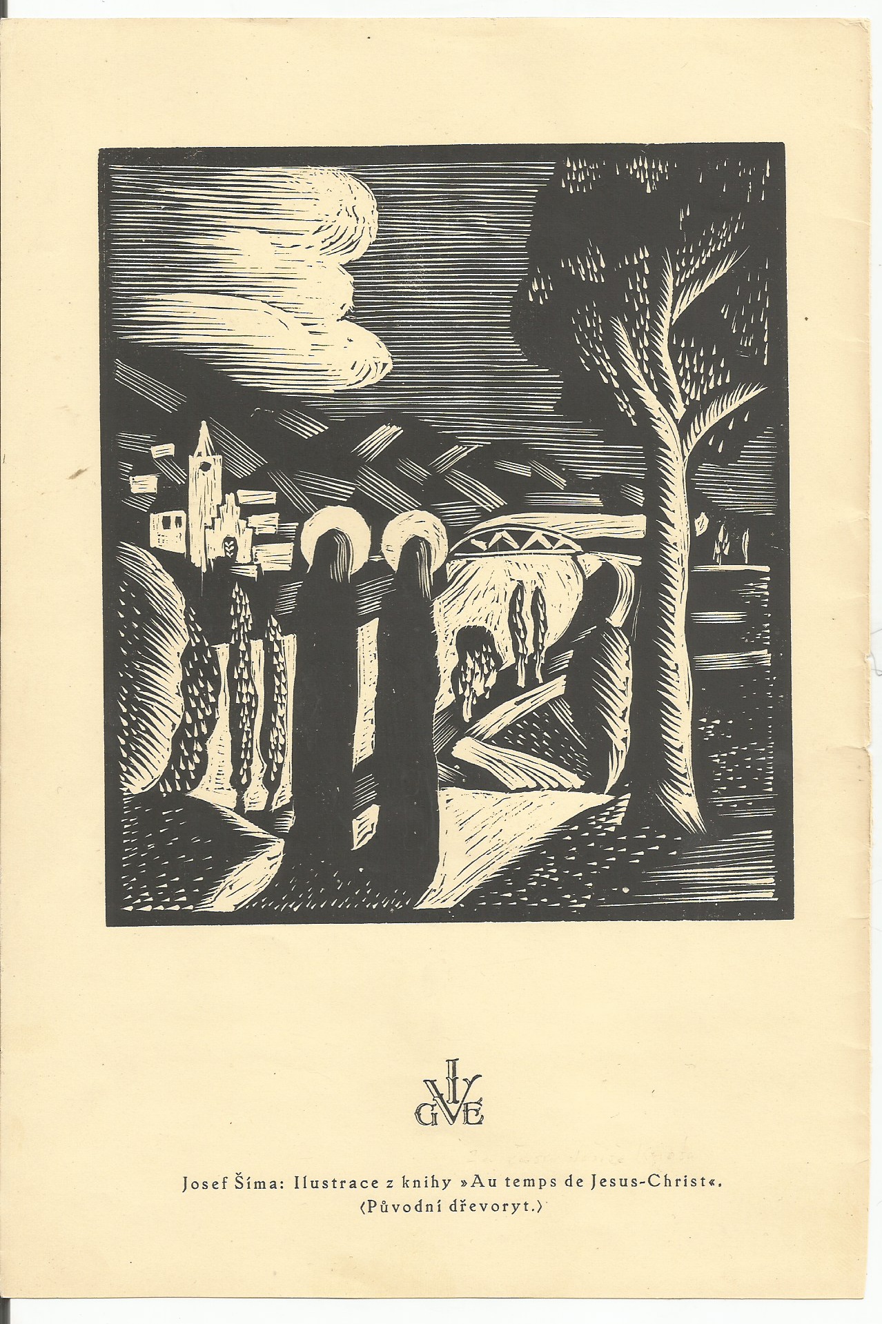 Josef Šíma - ilustrace z knihy Au temps de Jesus-Christs