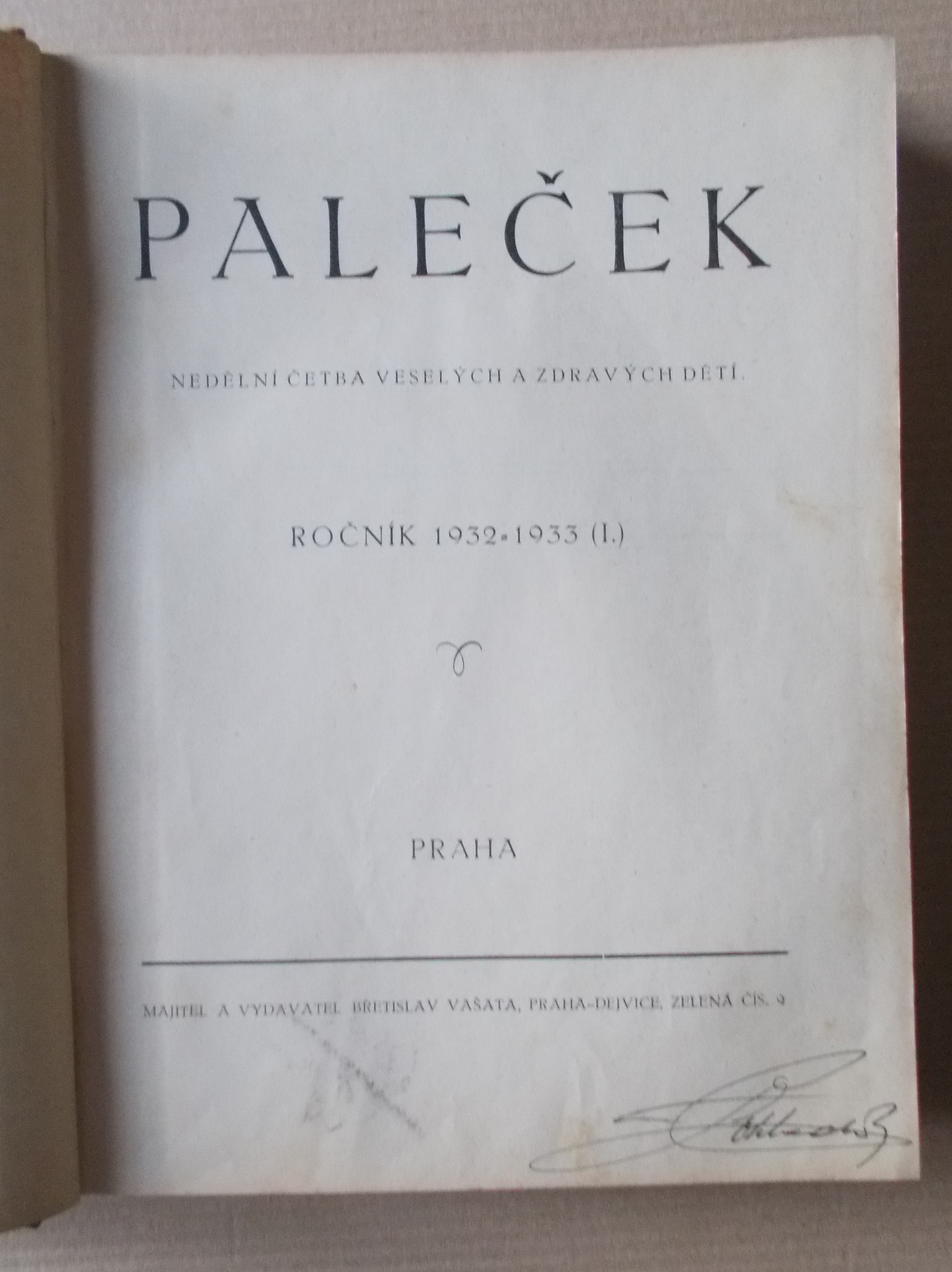 Paleček - ročník I.