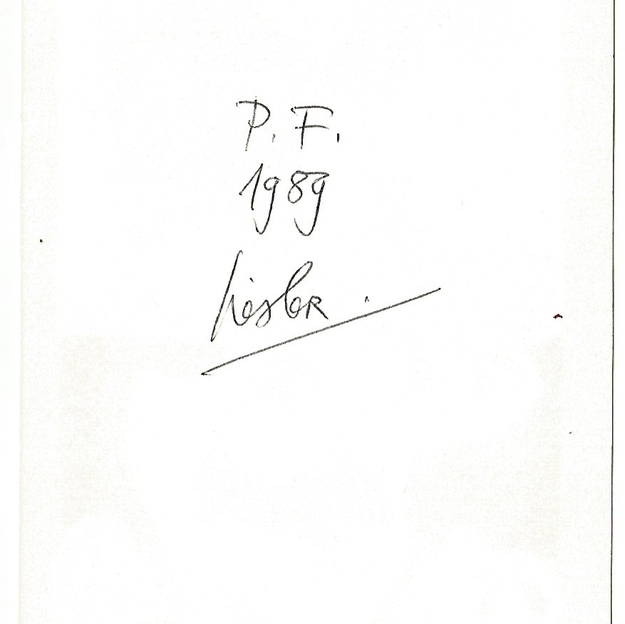 Josef Liesler - vlastní PF 1989