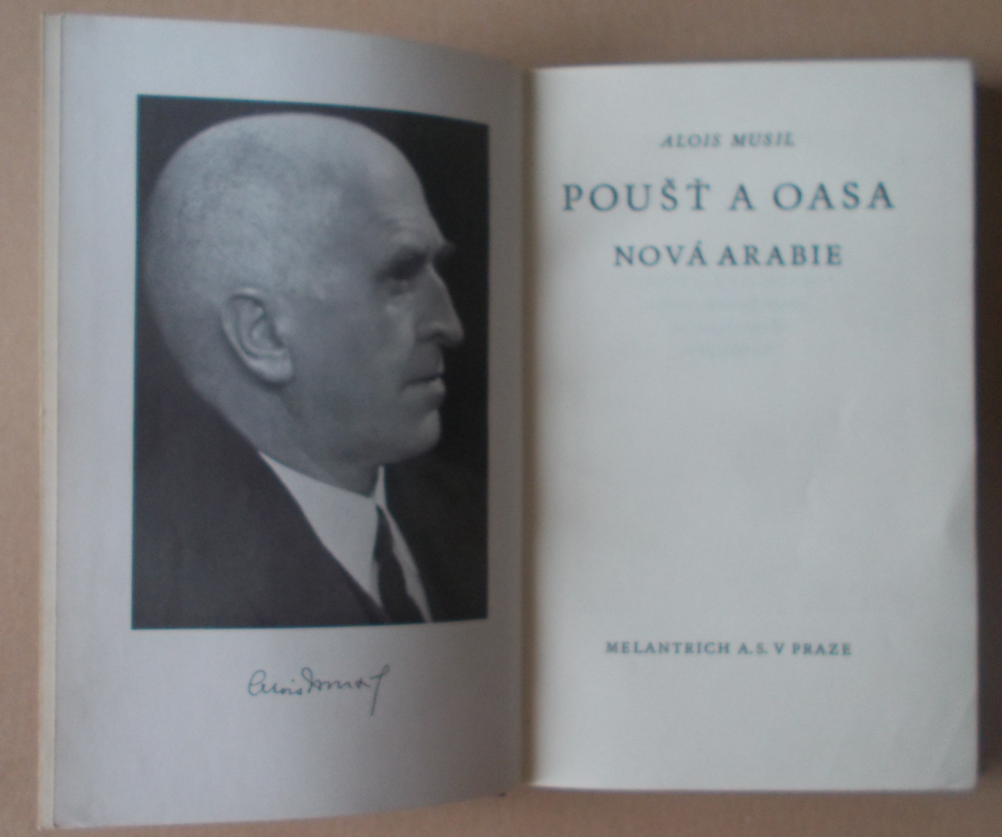 Alois Musil: Poušť a oasa