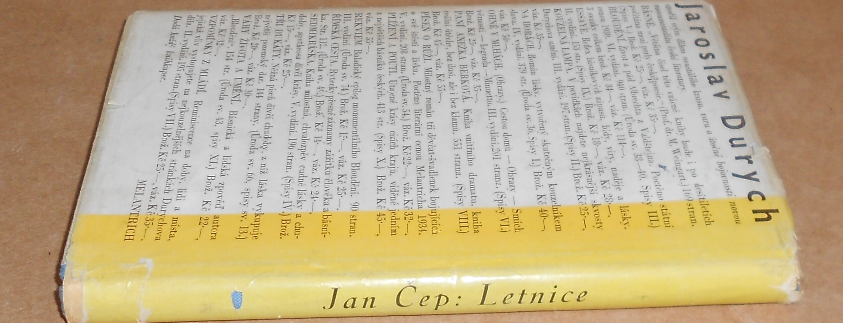 Jan Čep: Letnice