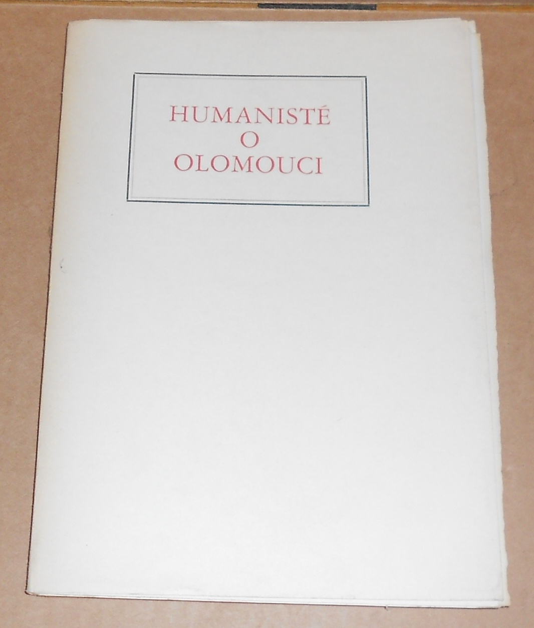 Humanisté olomouci - orig. mědirytina Cyril Bouda