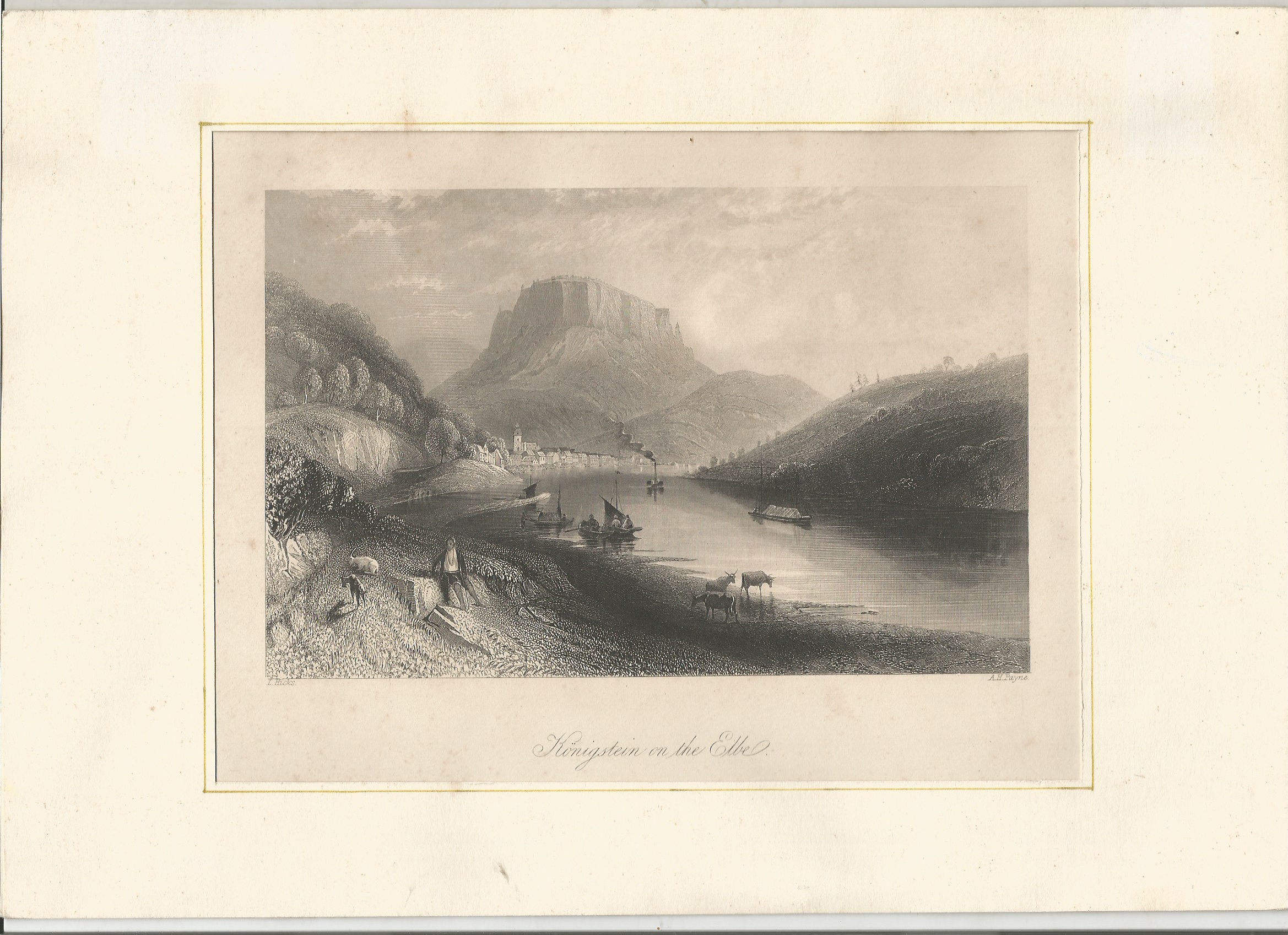 A. H. Payne Königstein on the Elbe