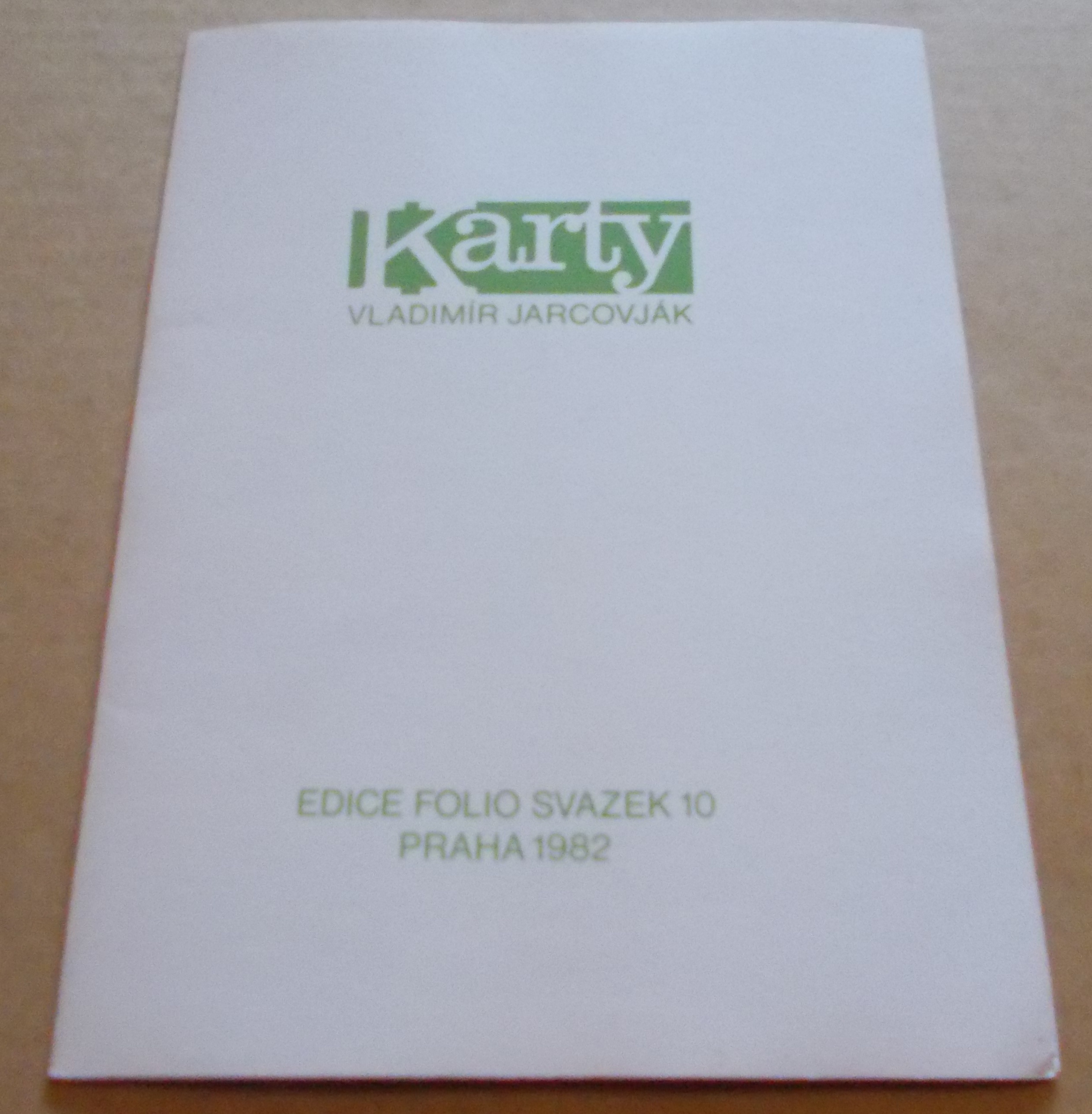 Vladimír Jarcovják: Karty
