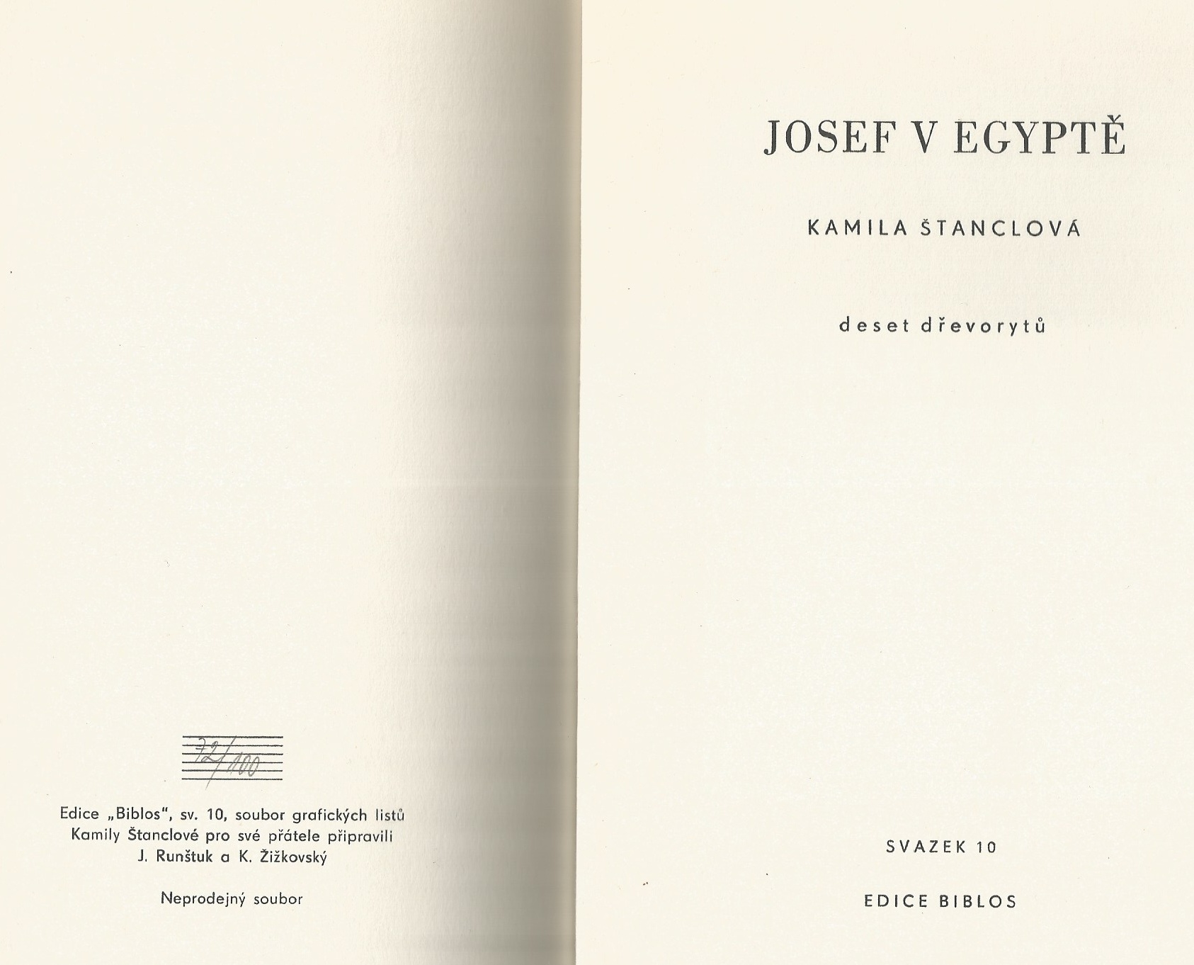Kamila Štanclová: Josef v Egyptě