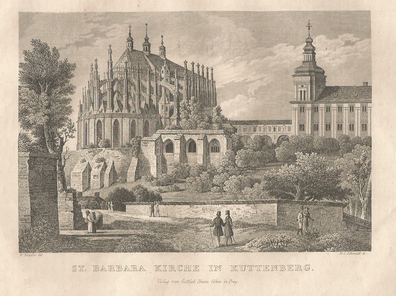 E. G. Schmidt: St. Barbara Kirche in Kuttenberg