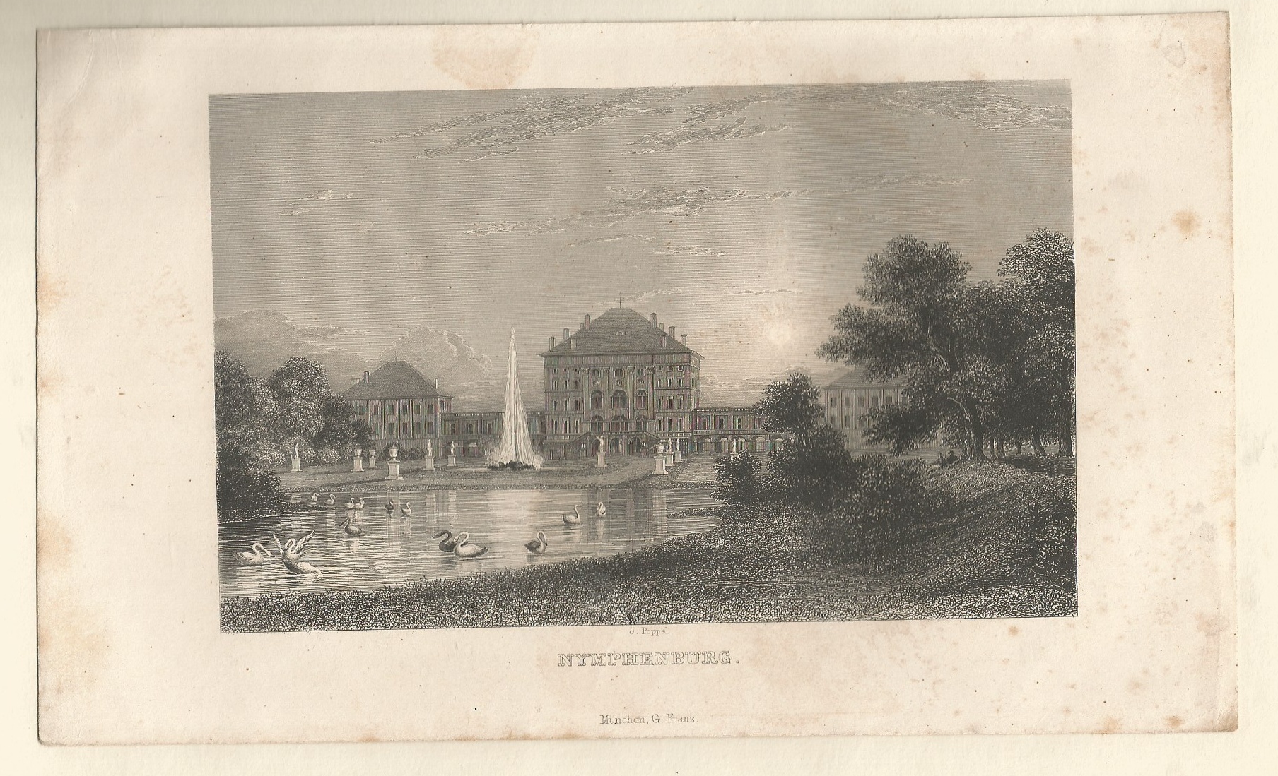 J. Poppel: Nymphenburg (Mnichov)