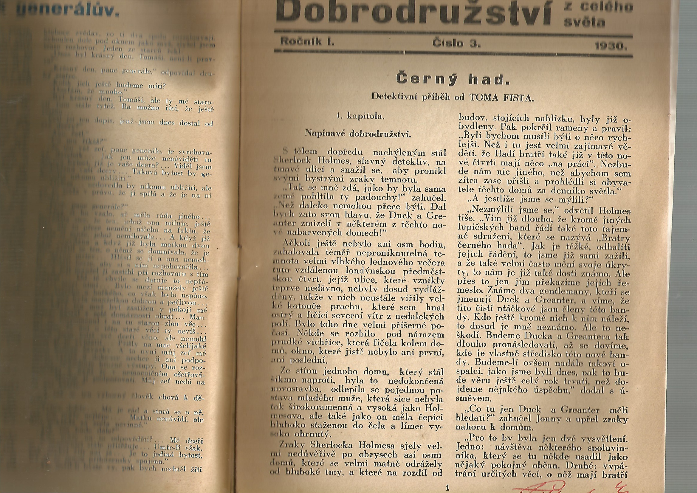 Dobrodružství z celého světa ročník 1.,č. 3.