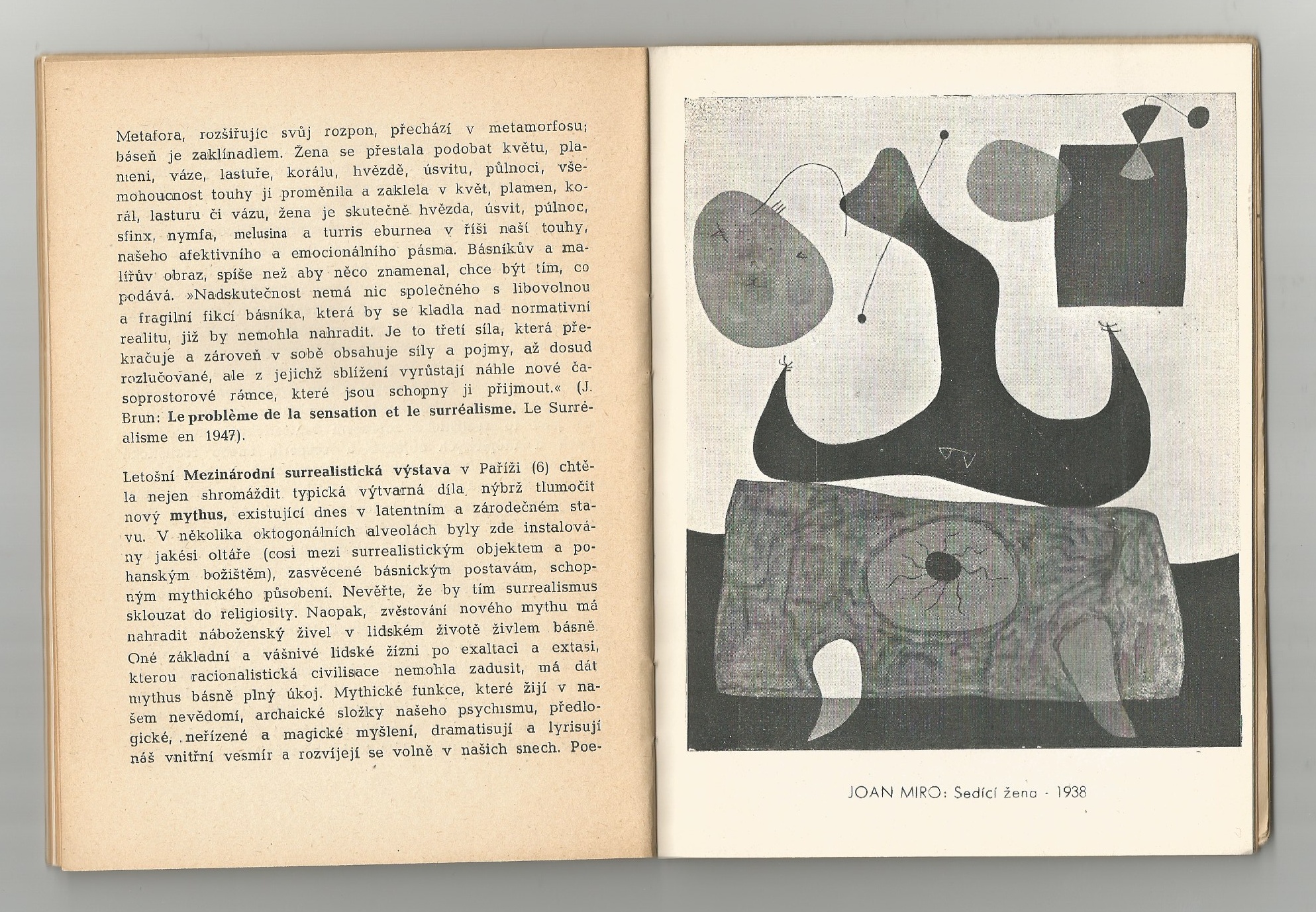 Mezinárodní surrealismus - výstavní katolog Topičova salonu 1947