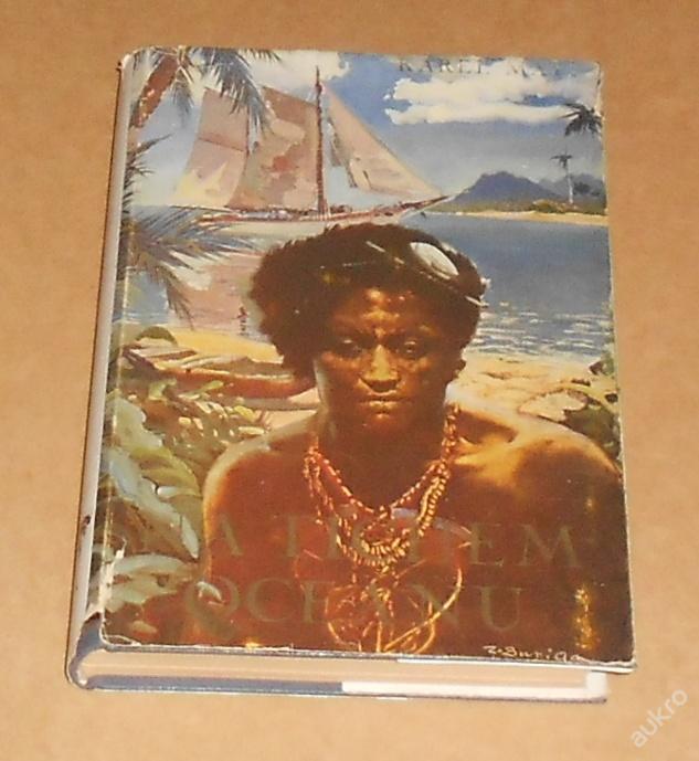 Karel may: Na tichém oceánu - Obálka Z. Burian