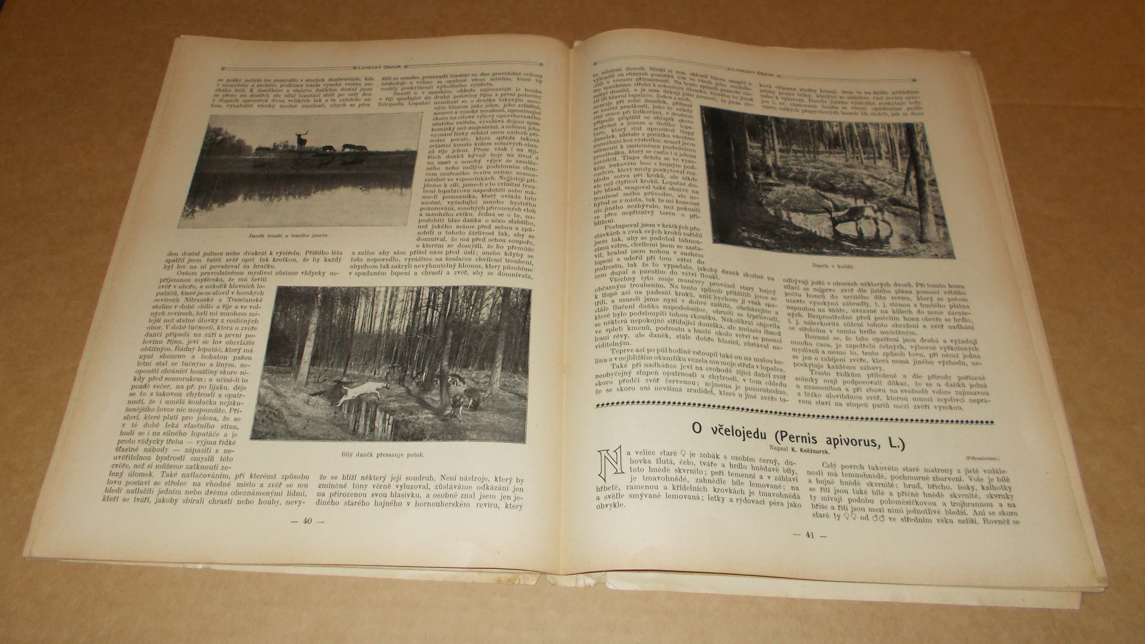 Josef Rozmara: Lovecký obzor roč. XIV. číslo 1-5
