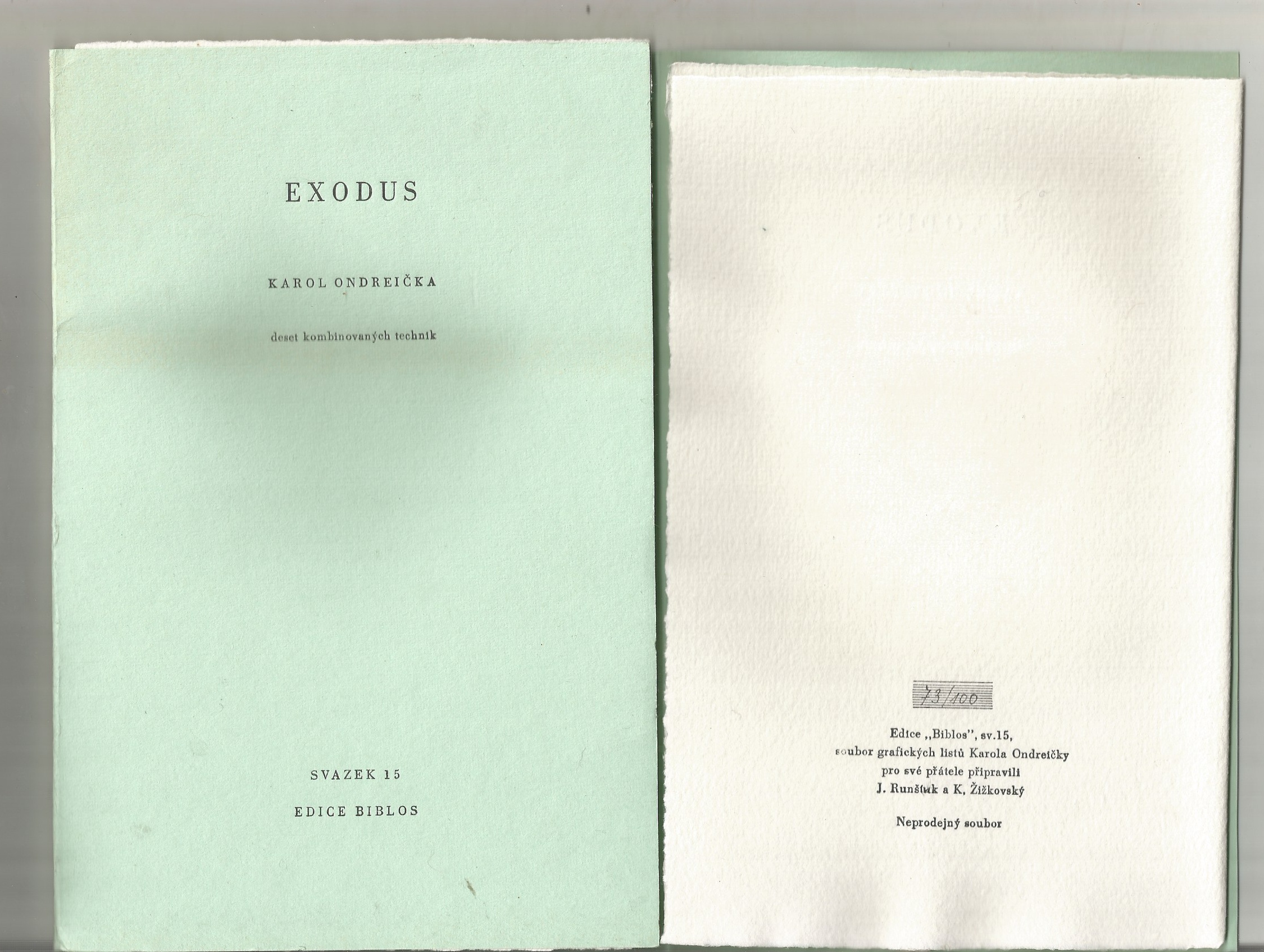 Karol Ondreička: Exodus