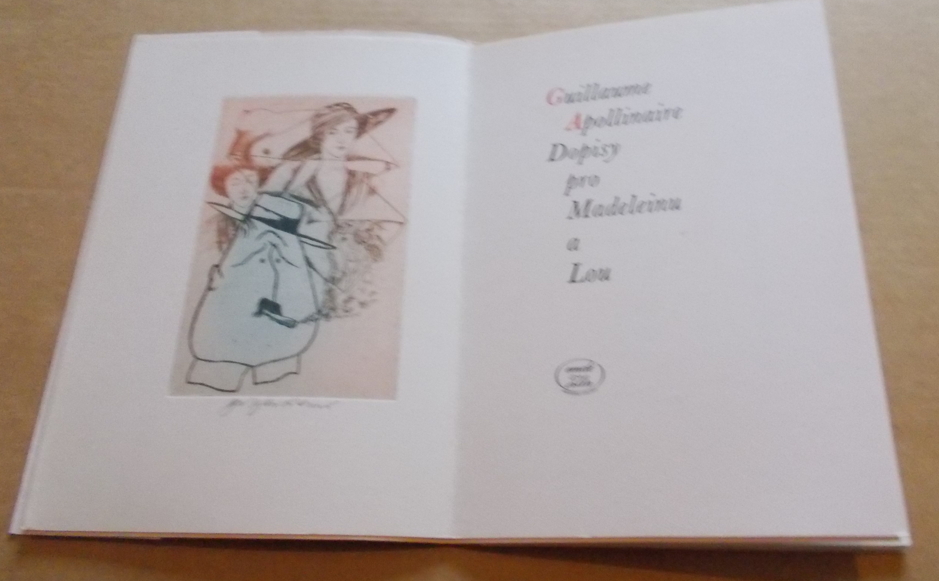 Guillaume Apollinaire: Dopisy pro Madeleinu a Lou
