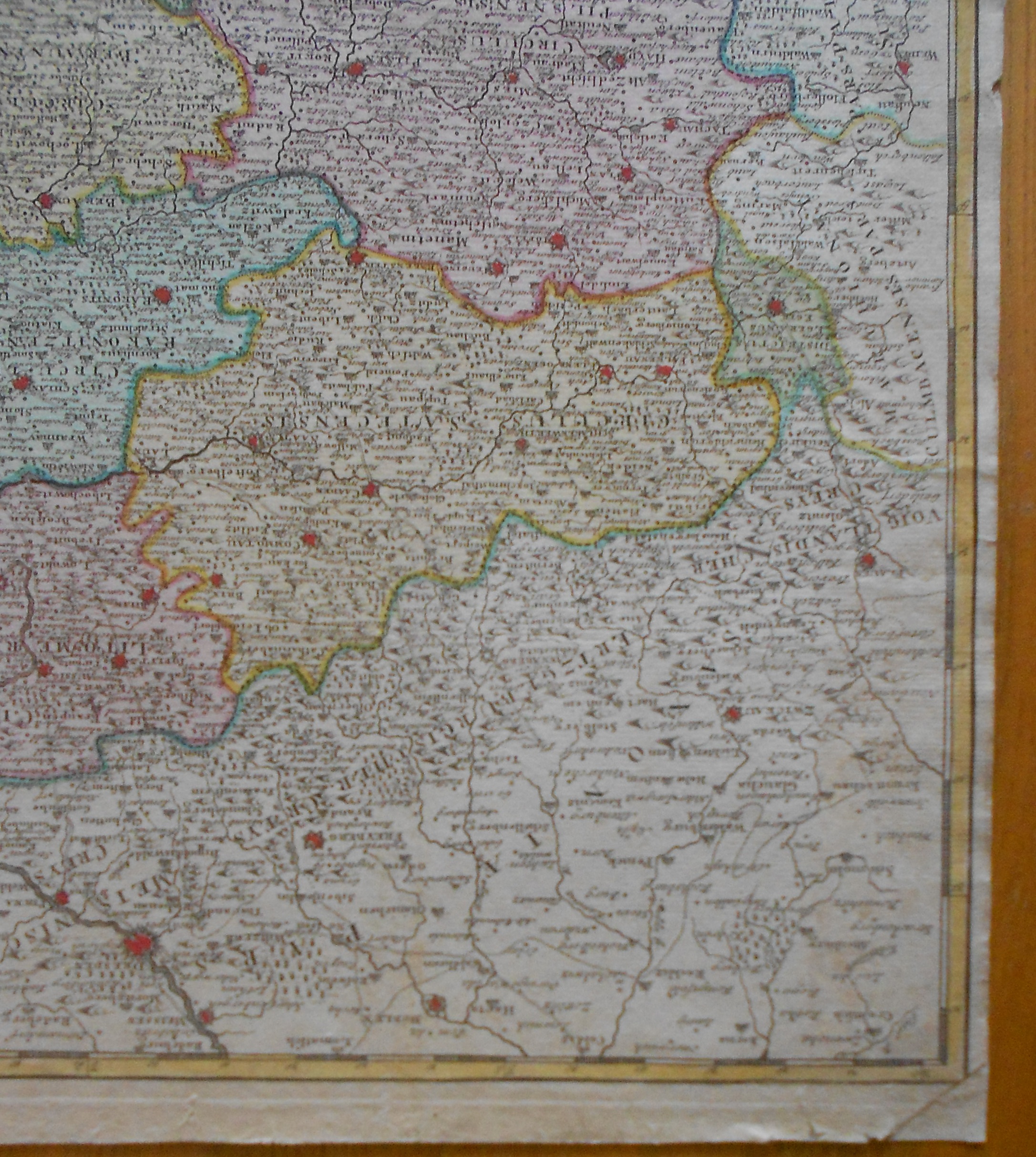 Pierre Schenk - mapa Čech ca.1730