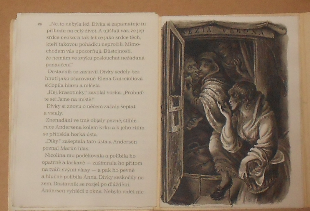 Konstantin Paustovskij: Noční dostavník - litografie Cyril Bouda