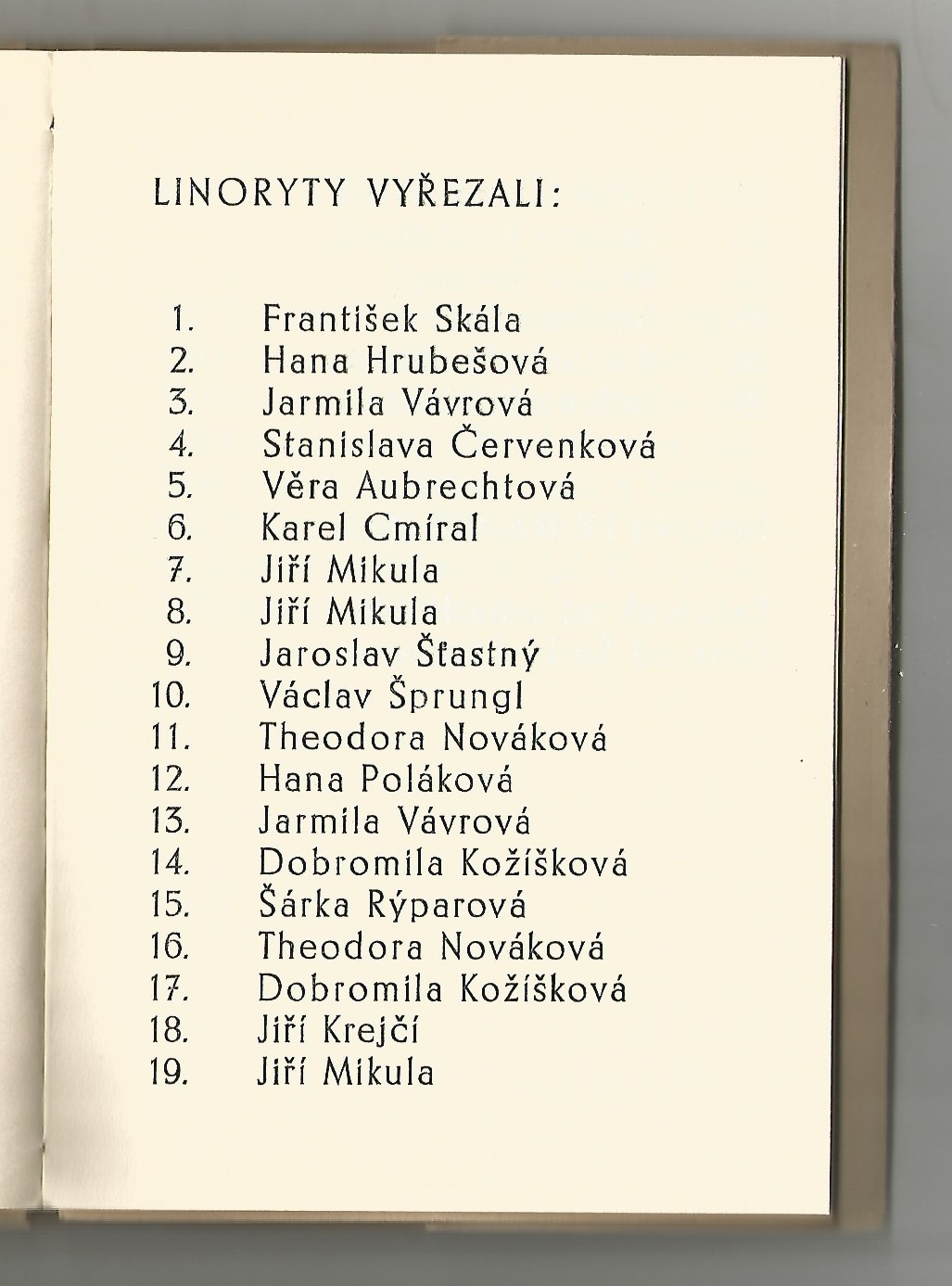 Kašpárkova družina - 25 linorytů loutek