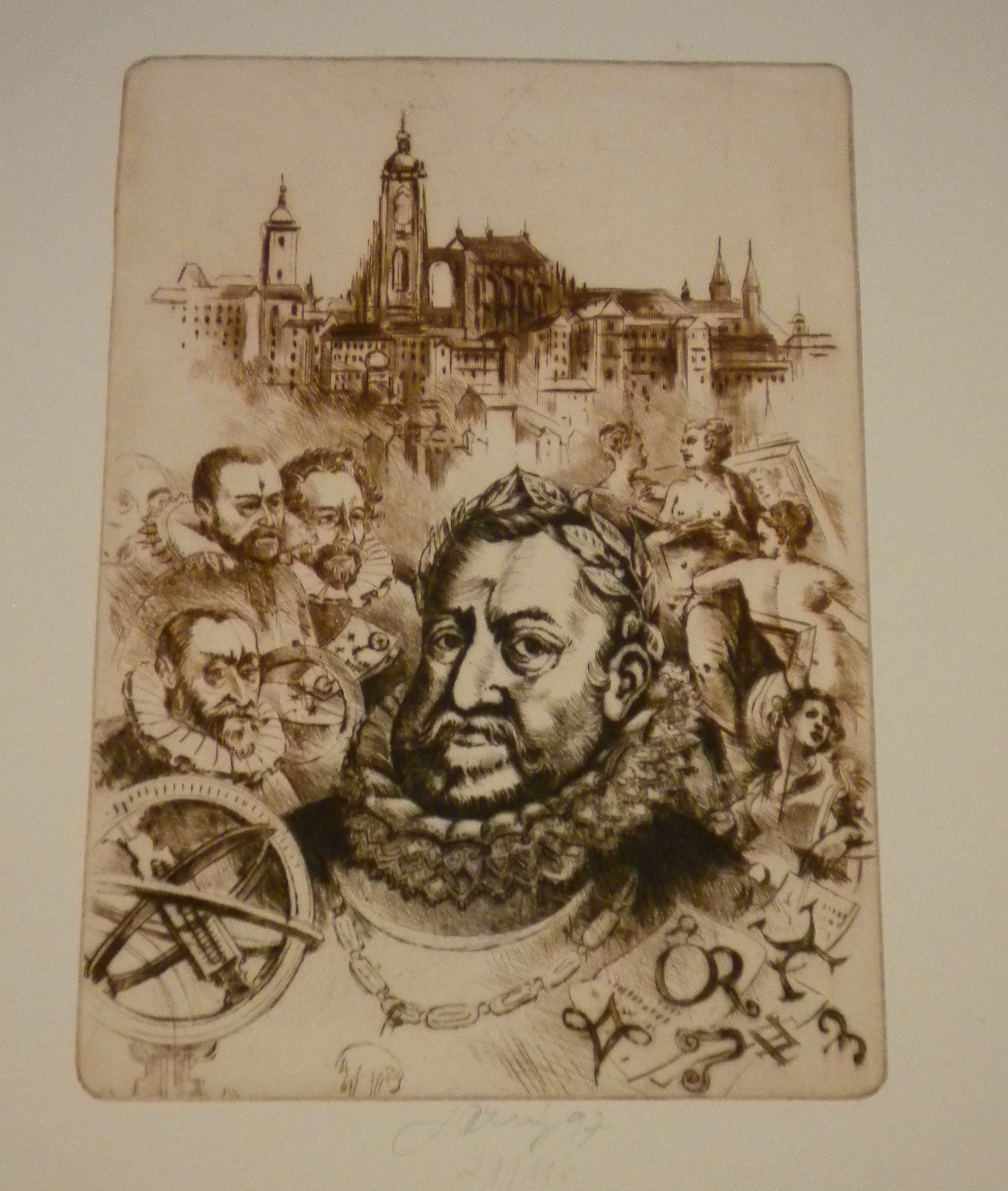 RUDOLF II. - 11 původních grafik