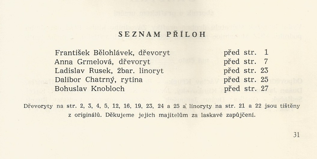 Grafika - sborník 1965