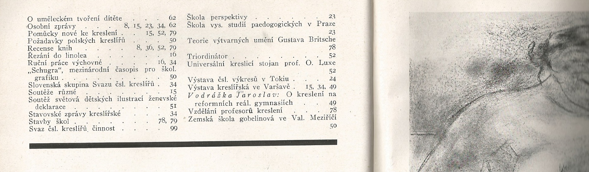 K. Herain, L. Sutnar, J. Vydra: Výtvarné snahy roč. IX.