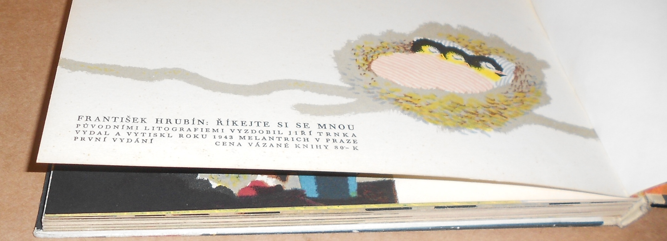 F. Hrubín: Říkejte si se mnou - ilustrace Jiří Trnka