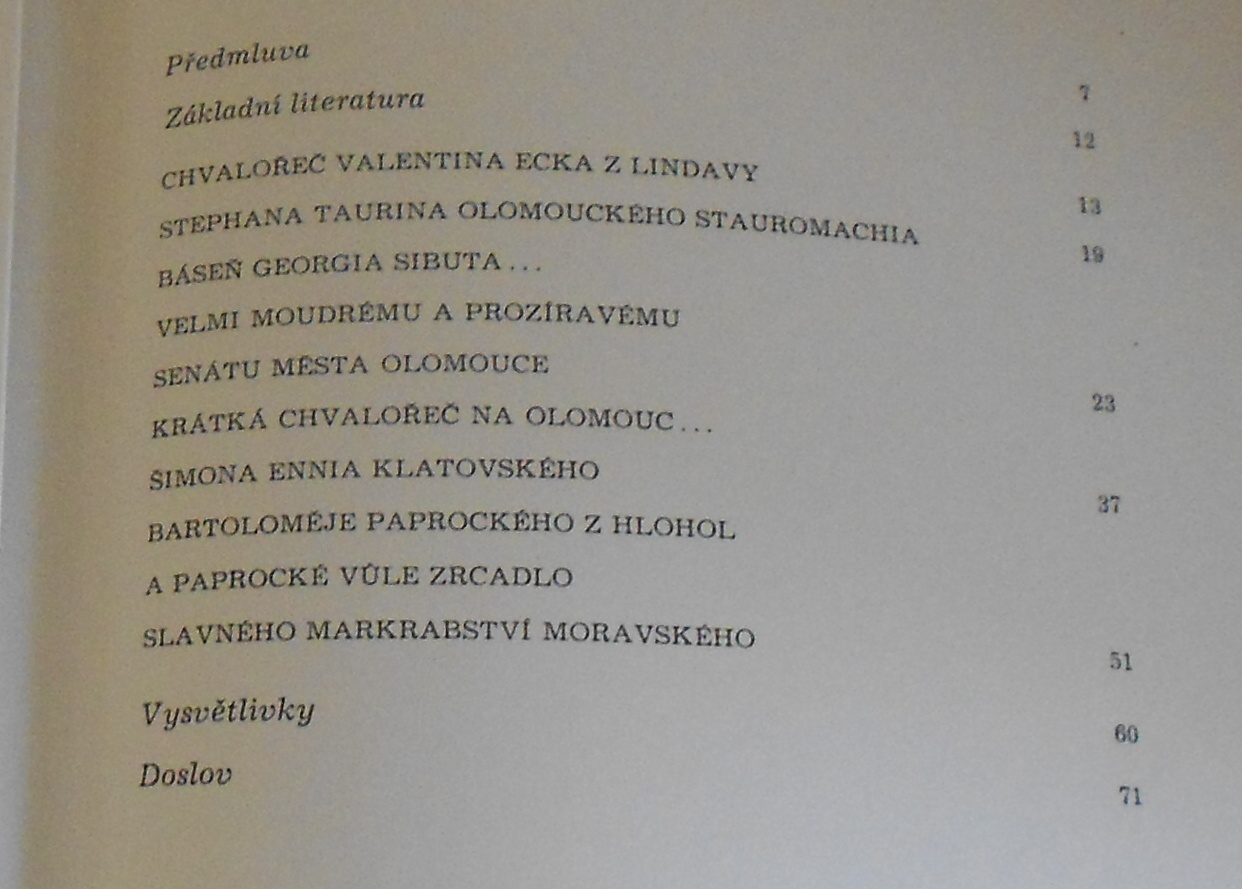 Humanisté olomouci - orig. mědirytina Cyril Bouda