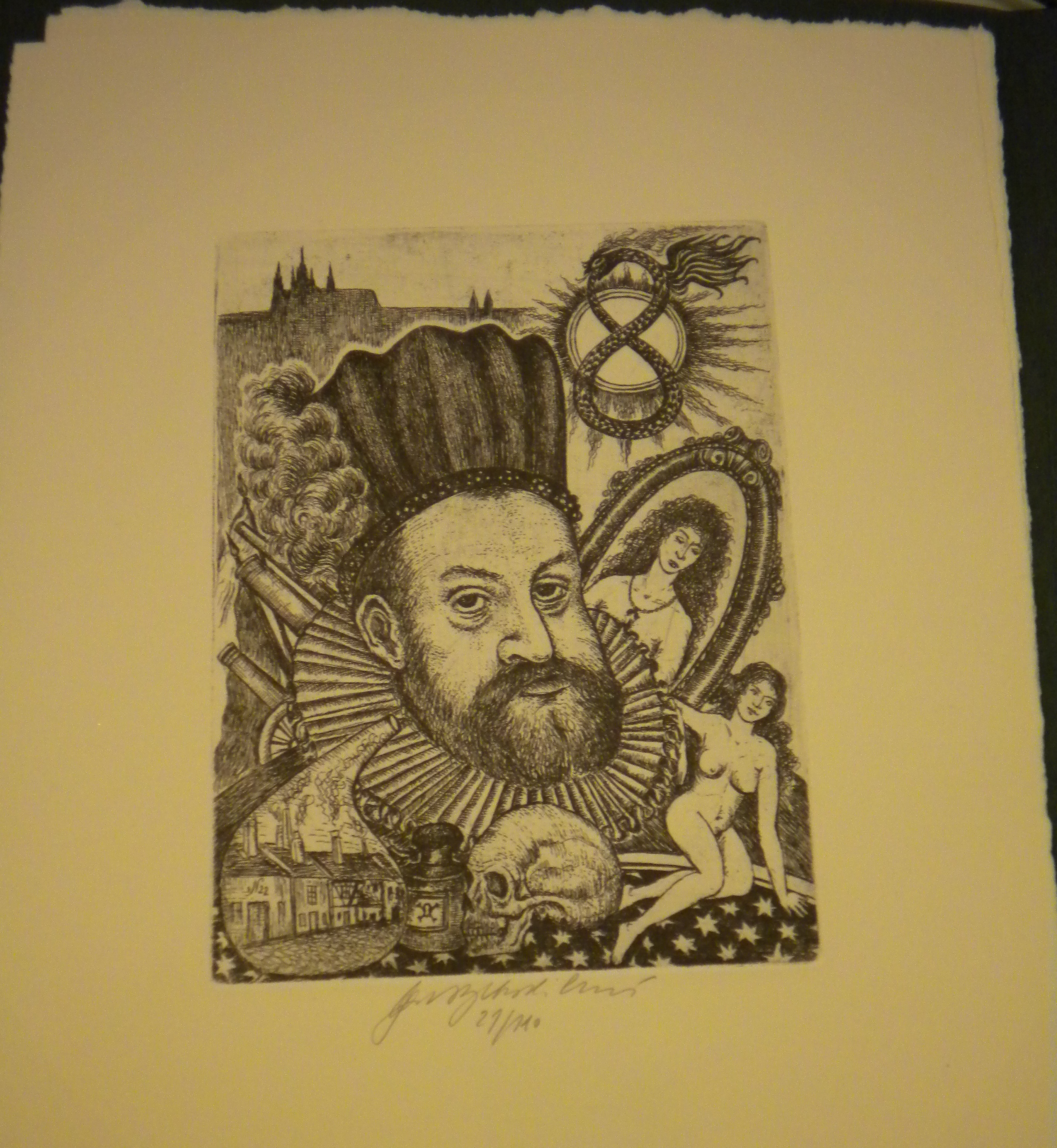 RUDOLF II. - 11 původních grafik